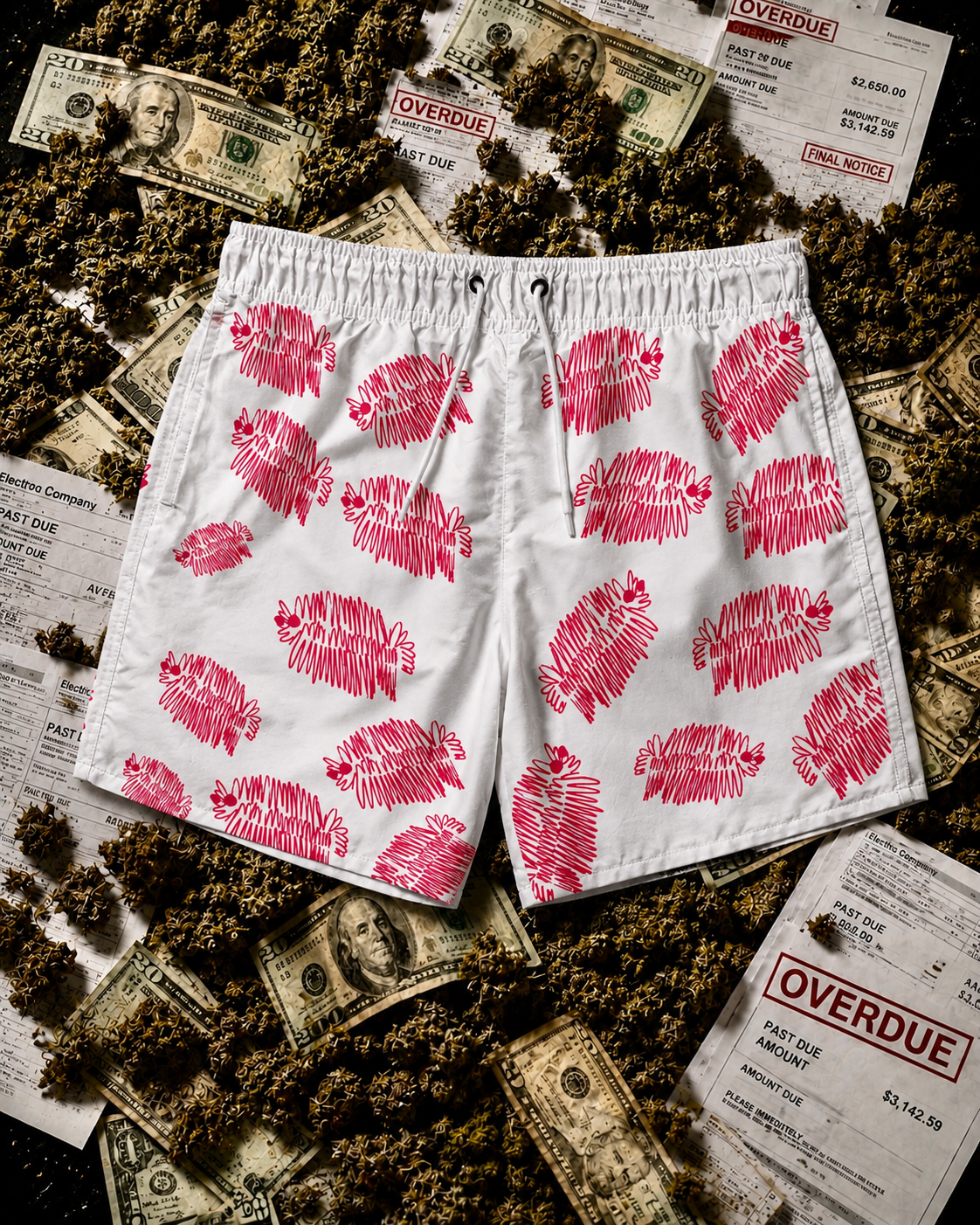 Swim Trunks (AOP) Hog swimmies